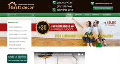 Desktop Screenshot of griffdecor.com.br