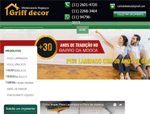 Tablet Screenshot of griffdecor.com.br